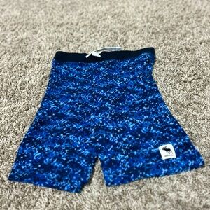 Blue Patterned Abercrombie & Fitch Sleep Shorts